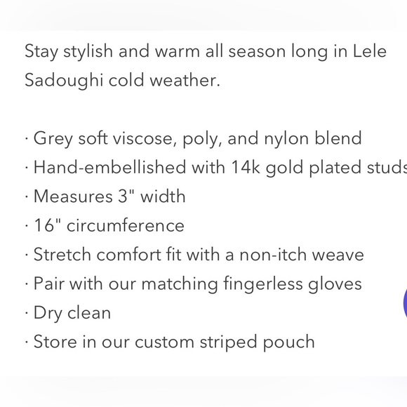 NWT! LELE SADOUGHI EAR WARMERS - Picture 8 of 8